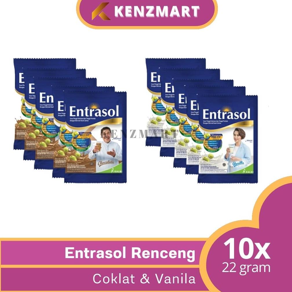 

Hot Sale - Entrasol Renceng isi 10 Sachet / Susu Bubuk Tinggi Kalsium Membantu Memelihara Kepadatan Tulang .,