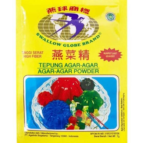 

Swallow Globe Brand Agar Agar Putih 7 G