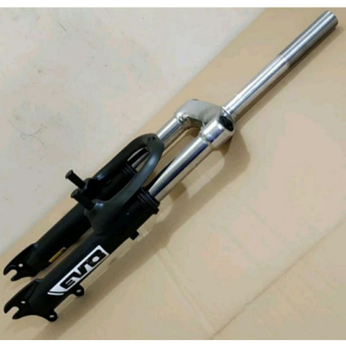 garpu fork sepeda mtb united evo 26" inch standar suspensi shock-hitam lelalela8187