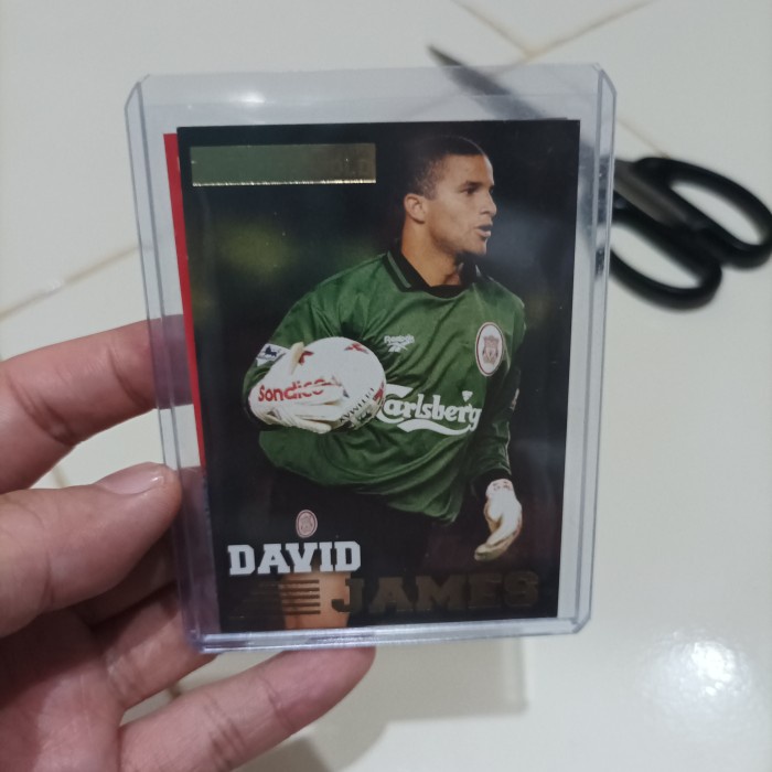 kartu bola merlin 1996 david james liverpool legend super rare rerekeke85