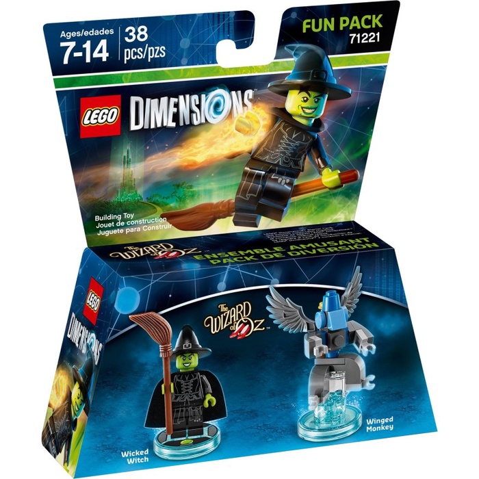 lego dimensions 71221 : fun pack wicked witch