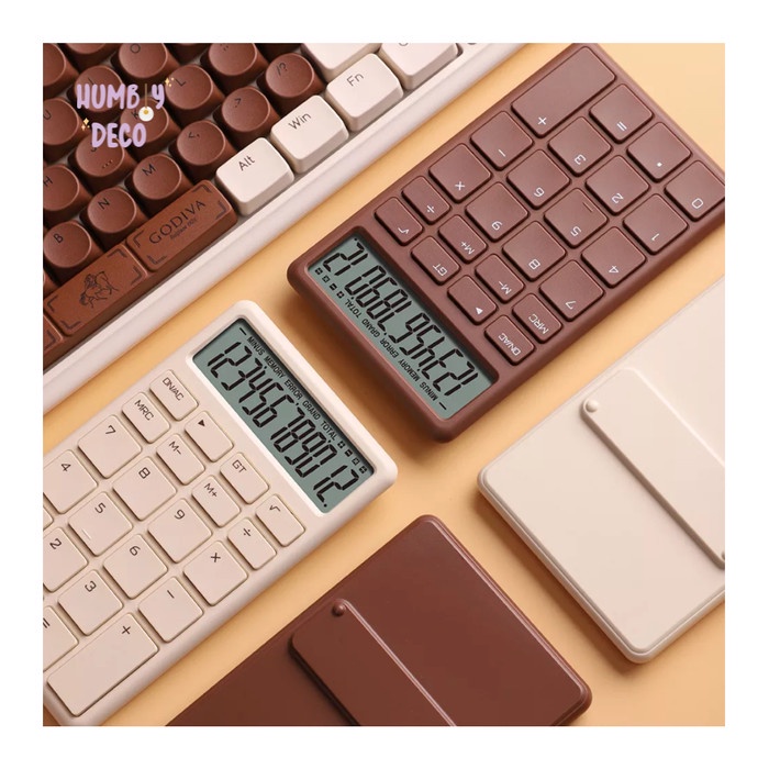 

Promo Korean Aesthetic Digital Chocolate Calculator Portable Stationery