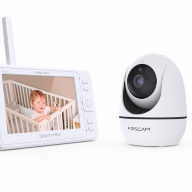 {PlanetShop} baby monitor wireless foscam 2MP layar 5 Murah