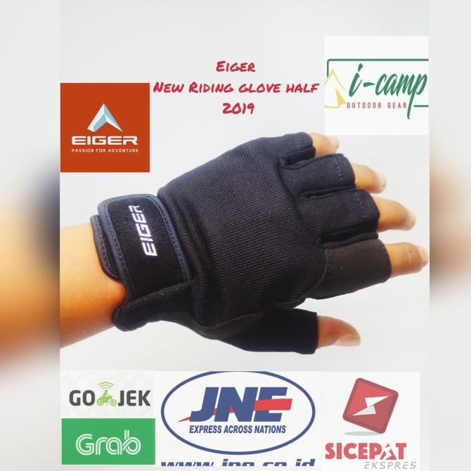 Sarung Tangan Motor Eiger Glove Half Original