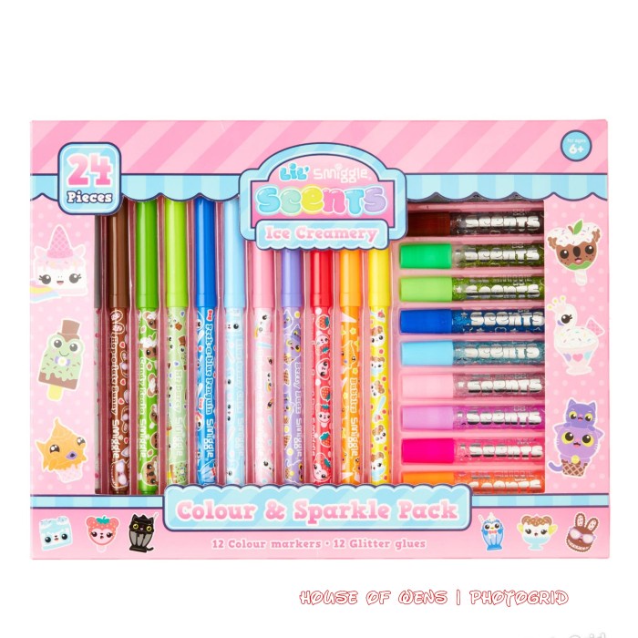 

SALE SMIGGLE LIL SCENT ICE CREAMERY SPARKLE MARKER PACK ORIGINAL Termurah