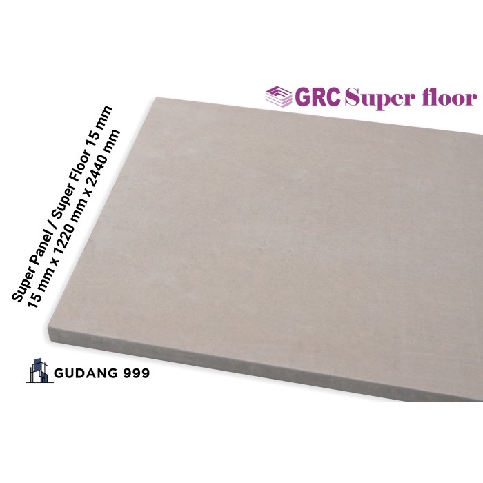Super Floor Grc 15 Mm / Super Panel / Floor Lantai Grc 1.22X 2.44 M