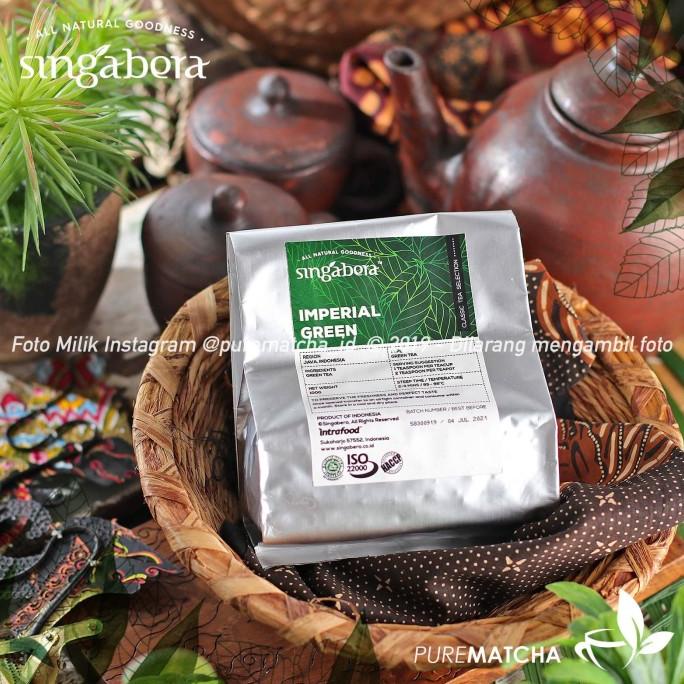 

Singabera - Imperial Green Tea 100Gr Teh Hijau Premium Cafe Hotel Tea Kode 1329