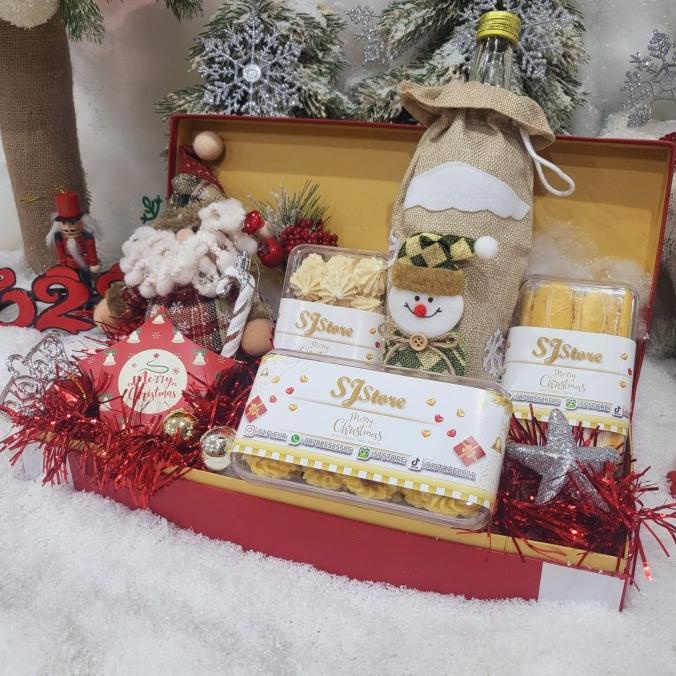 

Terlarisss - Paket Dekorasi Hampers Natal Christmas Parcel Hadiah Kue Kering 458 - Langsung Kirim