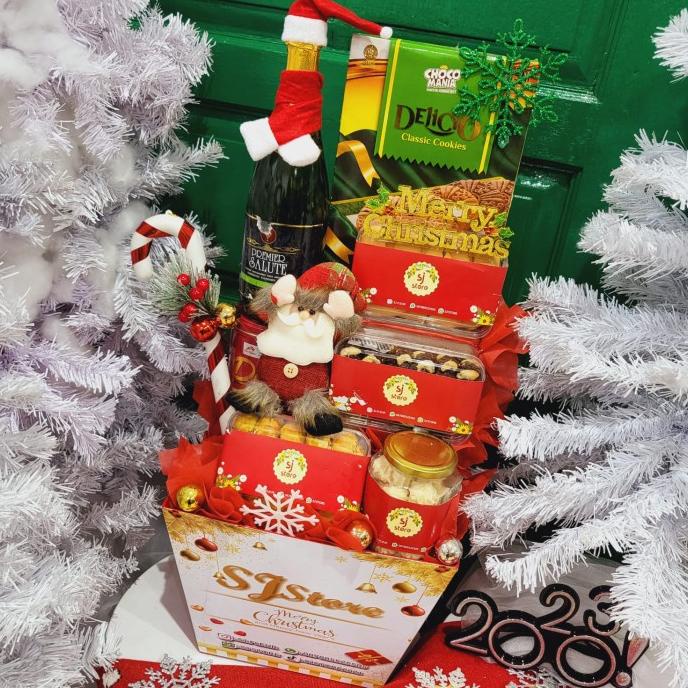 

Terlarisss - Paket Dekorasi Hampers Natal Christmas Parcel Hadiah Kue Kering 434 - Langsung Kirim