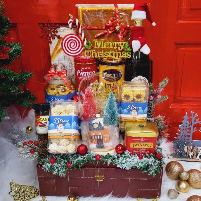 

Terlarisss - Paket Dekorasi Hampers Natal Christmas Parcel Hadiah Kue Kering 402 - Langsung Kirim