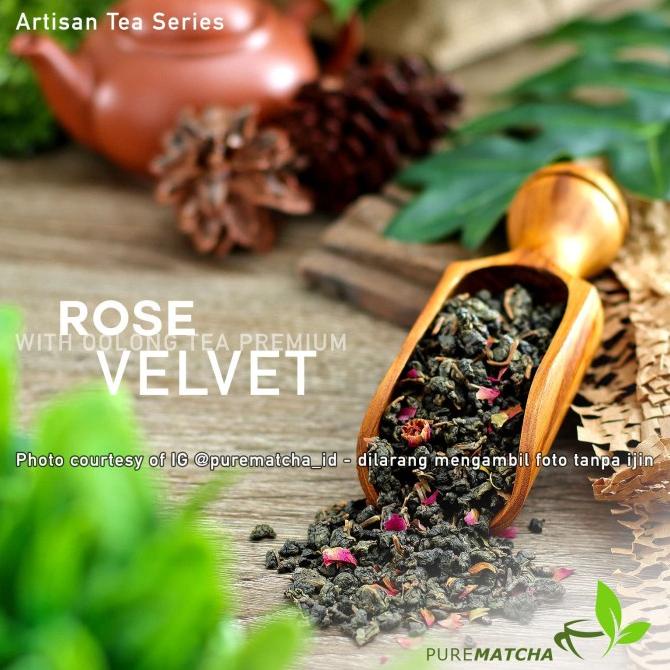 

Artisan Tea Cafe - Oolong Tea With Rose Flower Teh Mawar Sample 10Gr Kode 771
