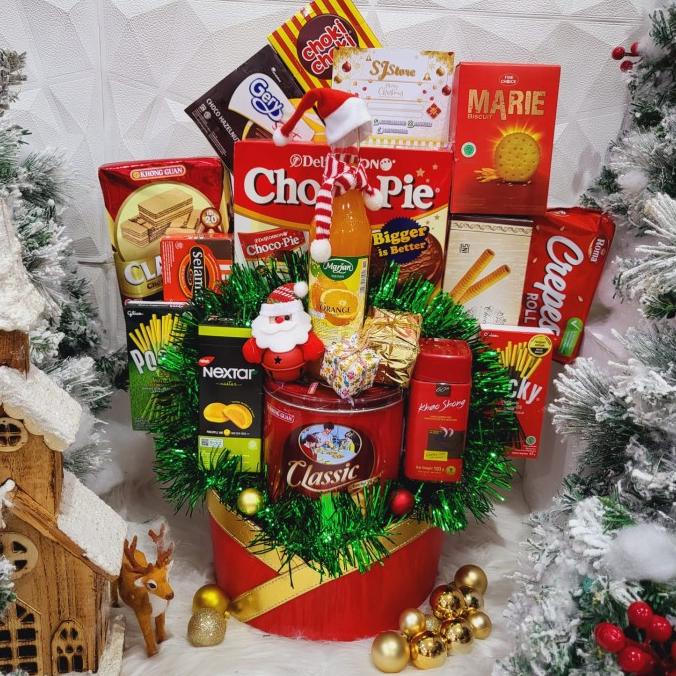 

Terlarisss - Paket Dekorasi Hampers Natal Christmas Parcel Hadiah Kue Kering 308 - Langsung Kirim