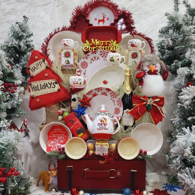 

Terlarisss - Paket Dekorasi Hampers Natal Christmas Parcel Hadiah Kue Kering 246 - Langsung Kirim