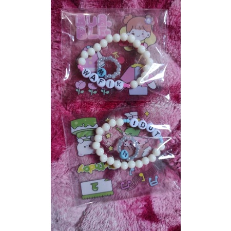 Gelang Kostum huruf Anak