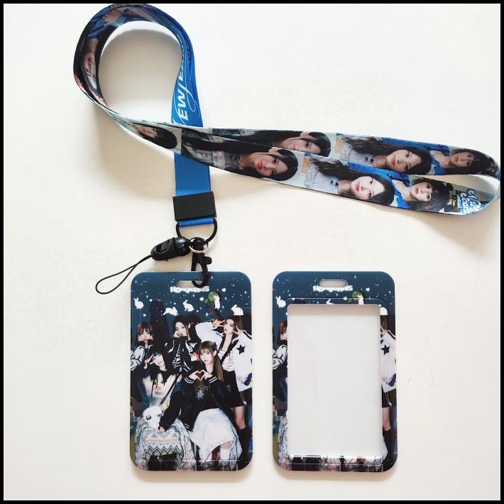 

HOT DEAL ID CARD HOLDER NAME TAG LANYARD / KALUNG WADAH KARTU NEW JEANS KPOP !!!