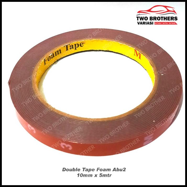 

HOT DEAL DOUBLE TAPE VHB MERAH 10MM X 5MTR !!!!!