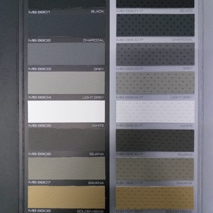 Baru Bahan Jok Kulit Superior Merk Mbtech Garansi