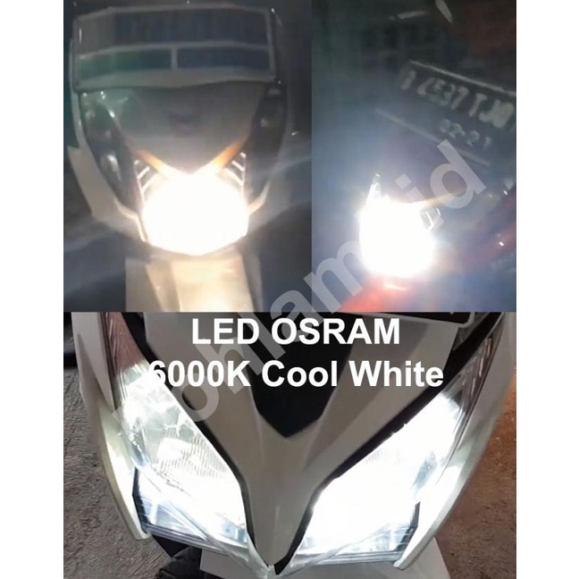 Lampu Motor Led Osram Jupiter Z (Putih) Bohlam H6 M5 T19 Ac Dc