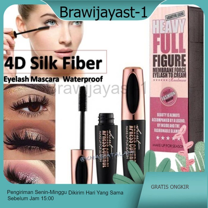 HEAVY FULL FIGURE 4D SILK FIBER EYELASH MASCARA