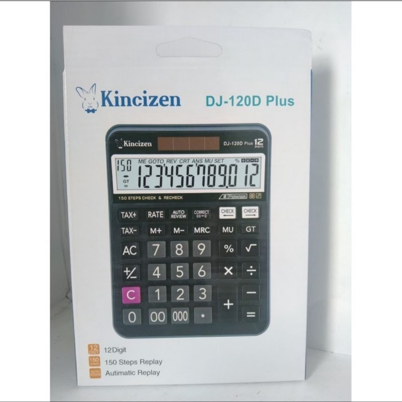 

KINCIZEN KALKULATOR DJ 120D PLUS 12 DIGIT AUTO OFF