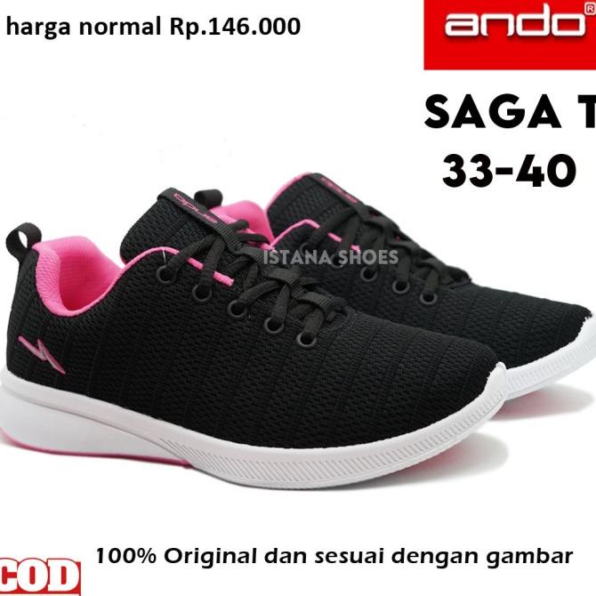SEPATU ANAK SEKOLAH PEREMPUAN SD SMP SMA ORIGINAL ANDO, SEPATU KETS