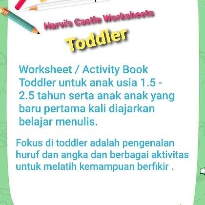 

SALE Buku aktivitas anak paud busy book harvis castle Termurah