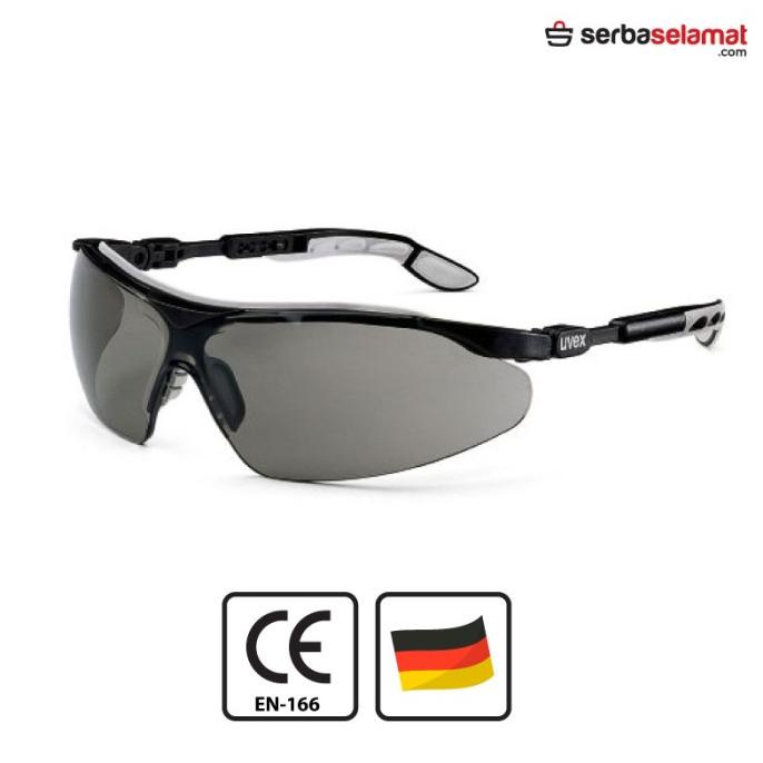 Uvex Safety Glass Ivo Black Gray 9160076