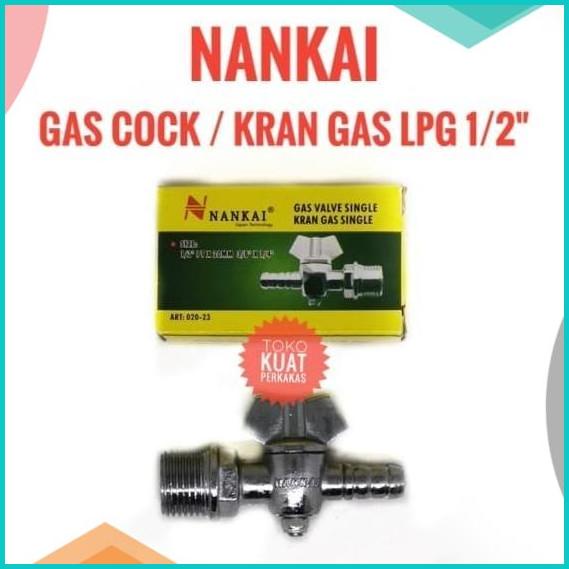 Nankai kran gas LPG / gas cock drat 1/2" 20JVLZ3 tools  limite