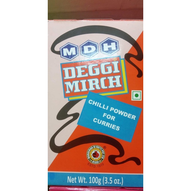 

~~~~~] MDH Deggi Mirchi - Chilli Powder - Cabe bubuk untuk Kare