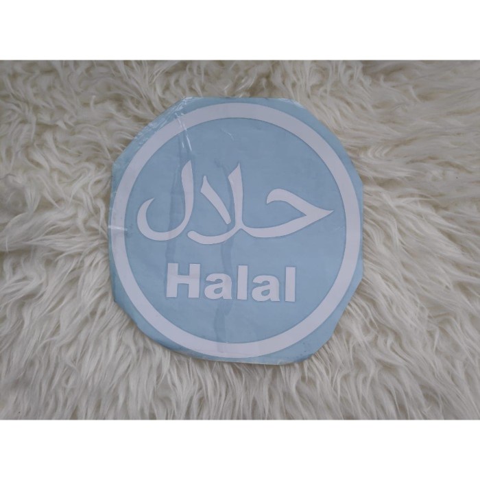 

Terlaris - Stiker Logo Halal Makanan Minuman Restaurant Cafe Cutting Sticker Sign