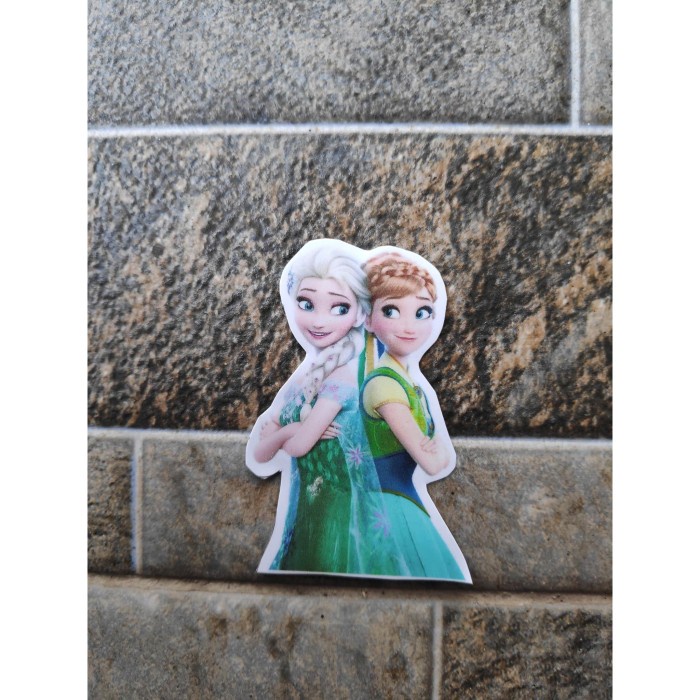 

Terlaris - Stiker Vinyl Karakter Frozen HP Motor Spion Helm Laptop Buku Anna Elsa