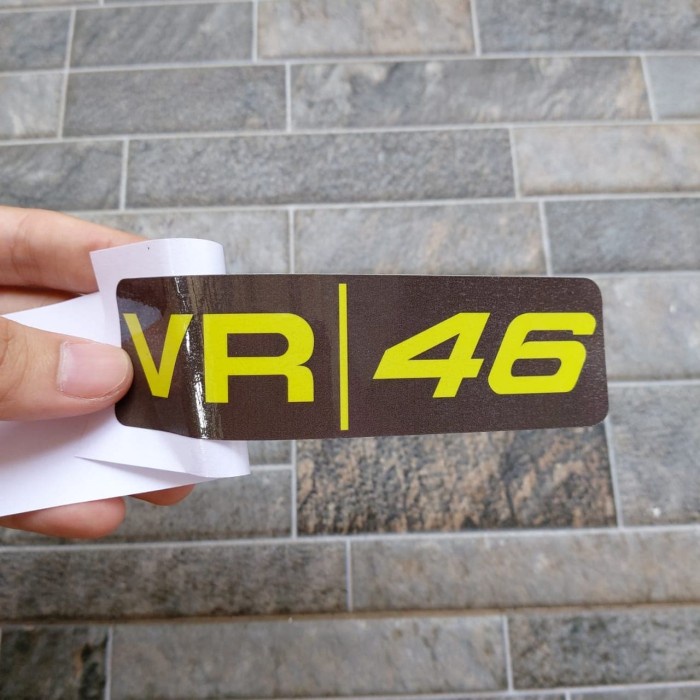 

Terlaris - Stiker Vinyl VR 46 Moto GP Rossi Fans Club Motor HP Sepeda Laptop Helm