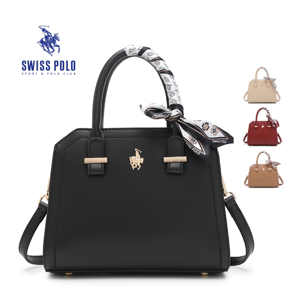 Swiss Polo Top Handle Bag / Sling Bag / Crossbody Bag (Tas Selempang Wanita / Tas Tangan Wanita) - H