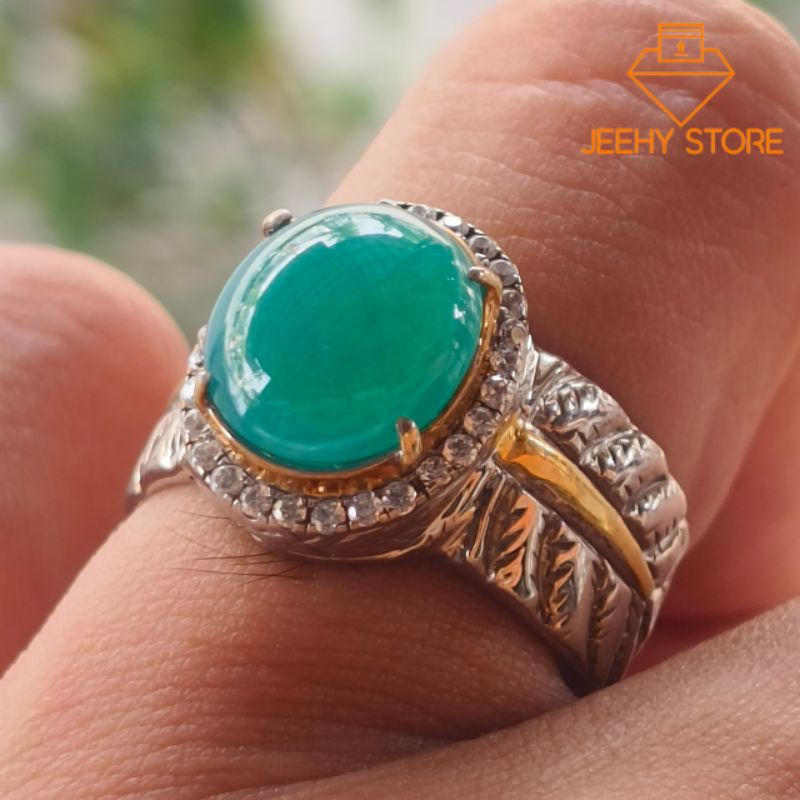 Cincin Batu Akik Natural Bacan Doko Giwang