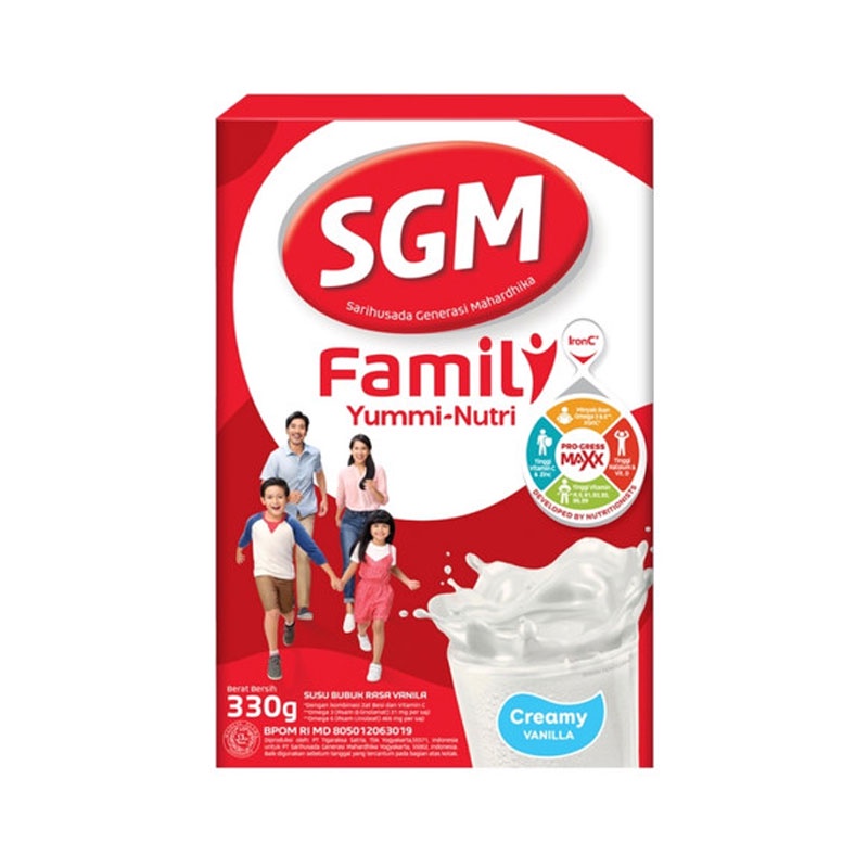 

SGM Family Yummi Nutri Creamy Vanilla 330 gram