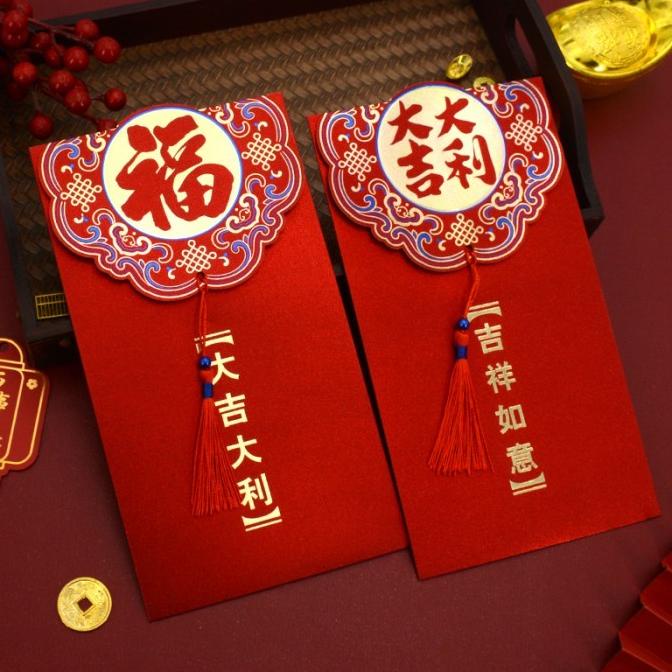 

Buruan beli] GROSIR Angpao Fu Merah Tebal Premium Angpau Pasir Emas Ampau Murah