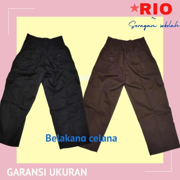 Celana Pdl Sd Warna Hitam & Pramuka