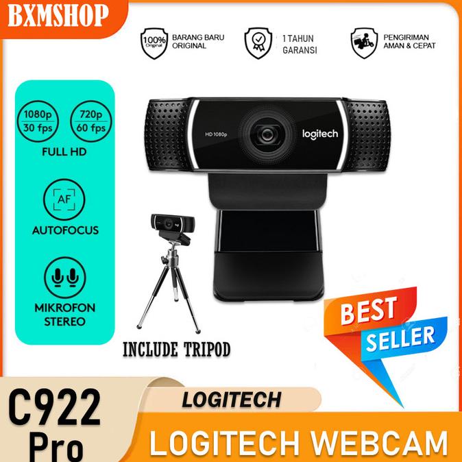 Logitech C922 Pro HD Stream Webcam Logitech C922 Original Web cam C922 - WEBCAM