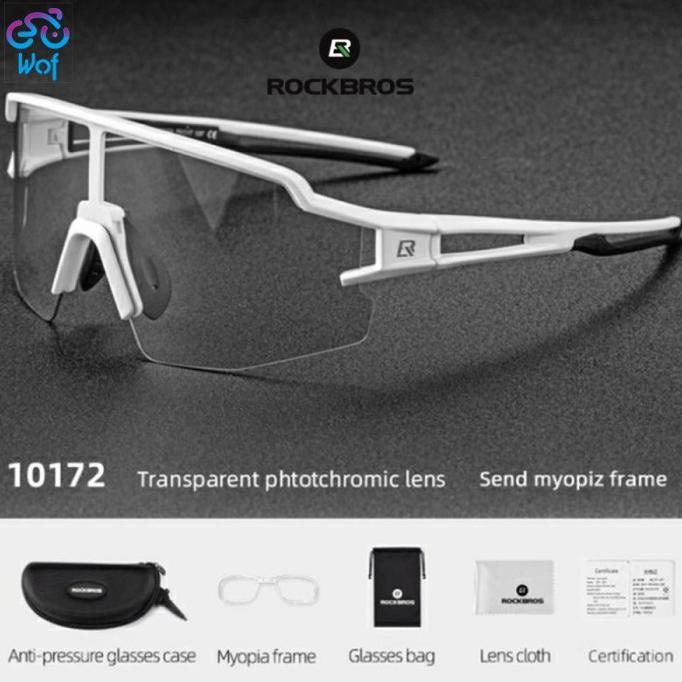 Kacamata Sepeda ROCKBROS 10172 Photochromic Sunglasses