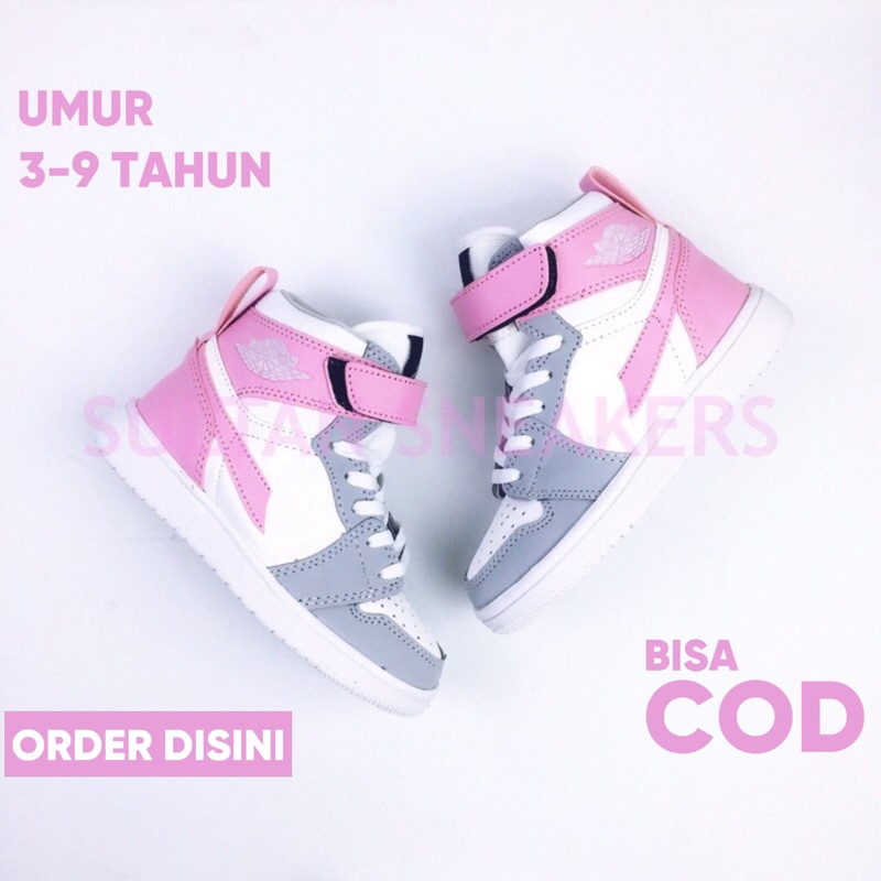 Sepatu Anak Perempuan Laki Sekolah Sd 5 6 Tahun Umur 7 8 3 4 1 Snekers Paud Sandal Main Slip On Rema