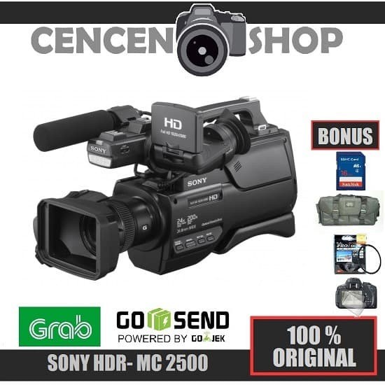 FREE++ SONY PROFESSIONAL HXR-MC2500 CAMCORDER KAMERA VIDEO PANGGUL