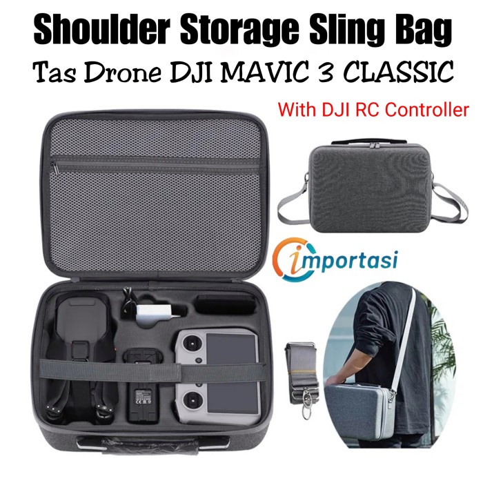 TAS DRONE DJI MAVIC 3 CLASSIC STORAGE BAG CASE SELEMPANG PORTABLE