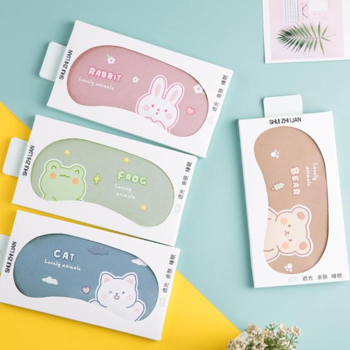 Sleep Mask Masker Penutup Mata Tidur  Anak / Dewasa Gel Lucu