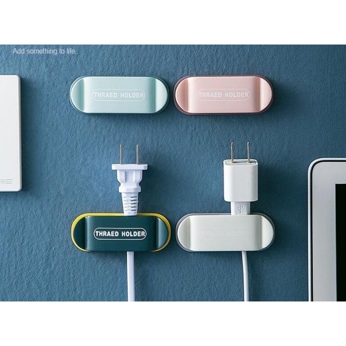 

Produk Unggulan] HT-ELECTRICAL THREAD HOLDER-PENYANGGAH KABEL-CORD HOLDER 1SET ISI 4BH