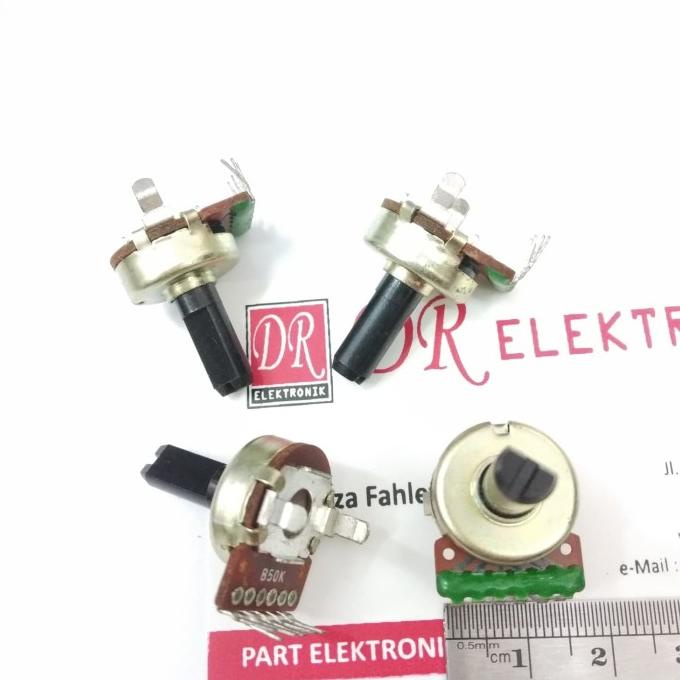 Terbaru Potensio ORI Politron Polytron 50K 6p 6pin 6 kaki pin 1,5cm 1,5 cm dre3 Juara