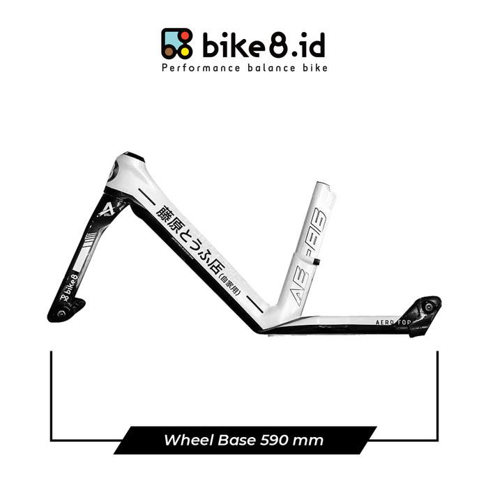 FRAME BIKE8 CARBON FIBER BALANCE / PUSH BIKE - SEPEDA ANAK - AE86