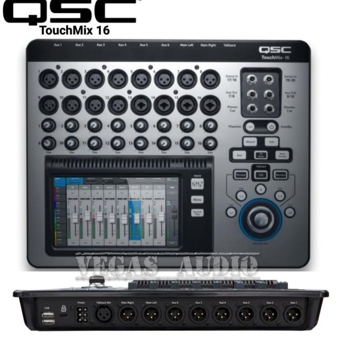 PROMO QSC TOUCHMIX 16 DIGITAL MIXER 16CHANNEL ORIGINAL #ORIGINAL