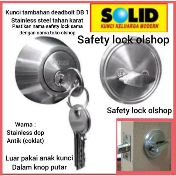 Kunci Tambahan Db 1 Deadbolt Solid