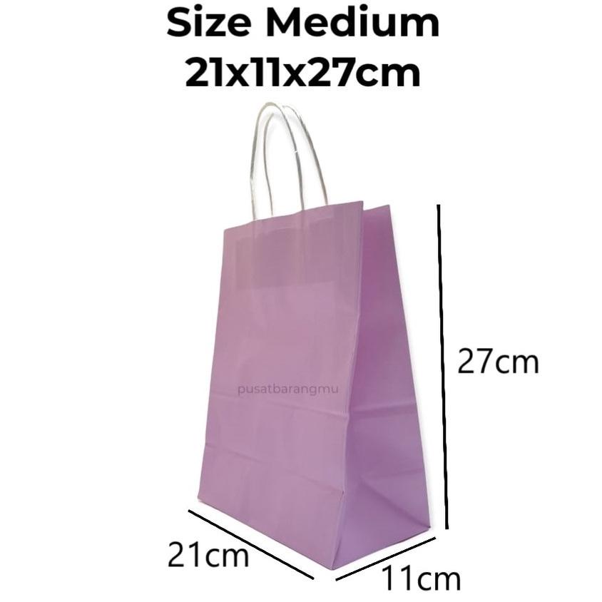 

Hot Sale ISI 12 Paper Bag Polos Warna Sedang (21x11x27cm) Valentine Imlek Hampers Puasa Idul Fitri Lebaran Kantong Tas Kado Kertas Cantik Ulang Tahun Suvenir ~