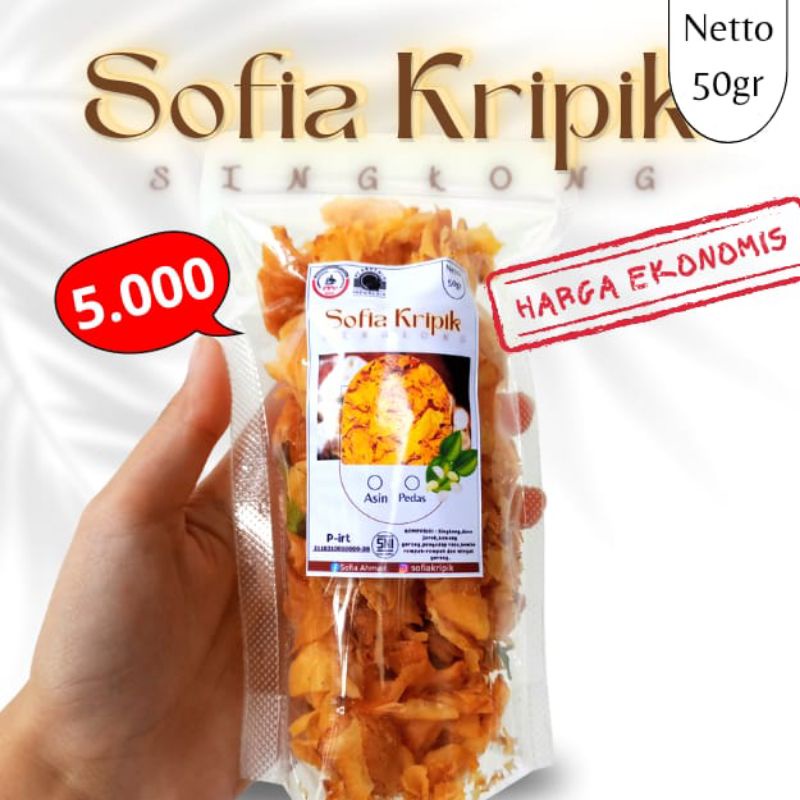 

Sofia Kripik Varian Kering ( Kemasan Ekonomis ) kripik kering/kripik singkong/kripik daun jeruk/kripik bawang